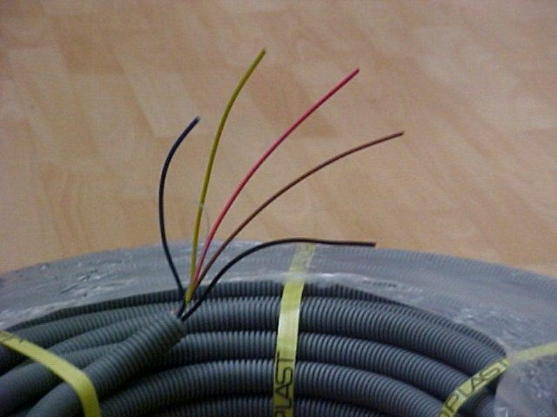 Gaine préfilée d'installation 3G2.5 - ICTA préfilé multi-conducteurs - bobine 100 m - diamètre 20 mm - normes NF EN 50086-2-2_2