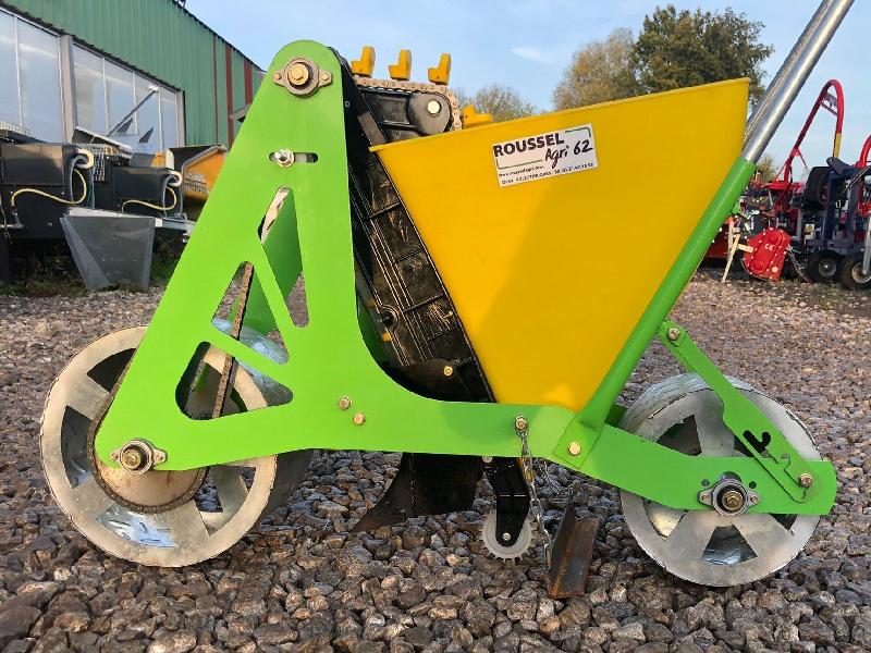 Planteuse maraichère / légumière NC bulbilles EM 2 rangs manuelle - Occasion - profondeur et écartement réglables_2