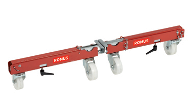 Support pliable porte radiateur en acier - réglable - charge max 250 kg - avec roulettes pleines_2