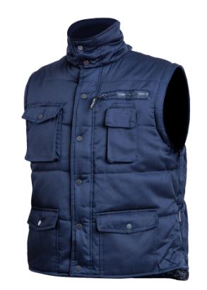 Blouson multipoches POLENA SLEEVE matelassé avec manches amovibles - 65% polyester, 35% coton - Marine - PCGF05-S - Difac_2