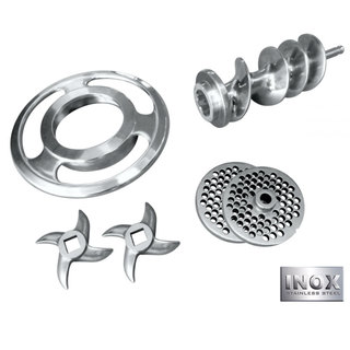 Hachoir à viande professionnel électrique 900W - 260 kg/h - Fonction inversion et trémie inox_2