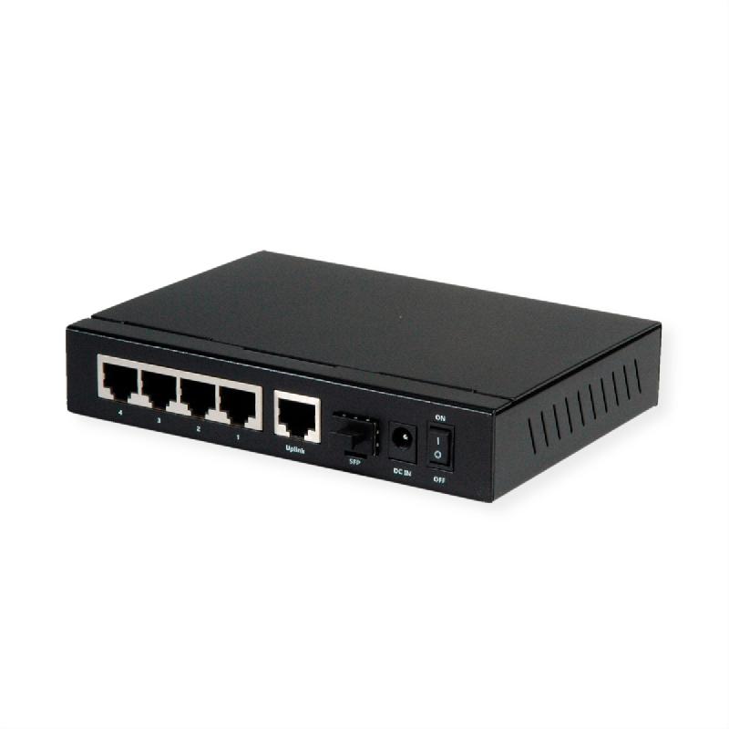 ROLINE Switch Gigabit Ethernet, 6 ports (5xGB + 1x SFP,  4x PoE+)_2