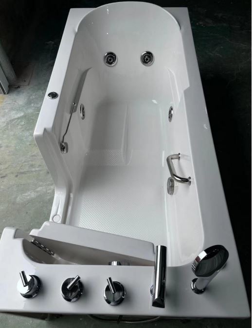 BAIGNOIRE À PORTE AVEC BALNÉO SAMAR 170X75X61 CM_2