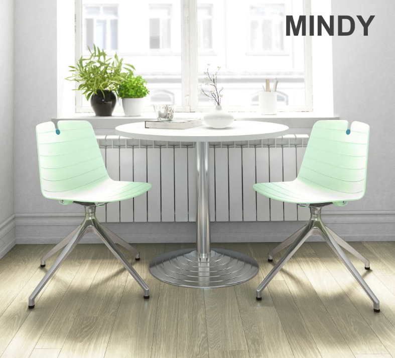 Chaises empilables Mindy et Mork - 2 gammes polyvalentes avec design et options variées_2