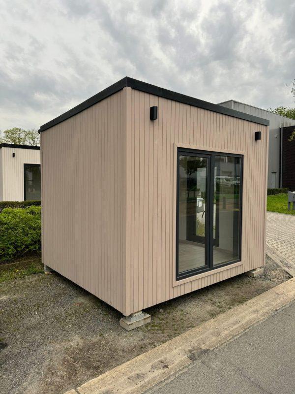 Module isolé 10 m² - espace indépendant lumineux avec bardage composite sable et triple vitrage_2