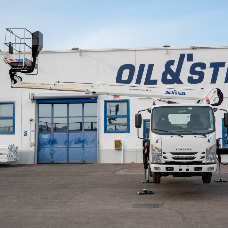 Nacelle sur Camion SCORPION 16 / 16 PRO idéale pour vos travaux en hauteur avec une hauteur de 16 m en Alpes -  disponible en achat neuf et en location de courte à longue durée_2