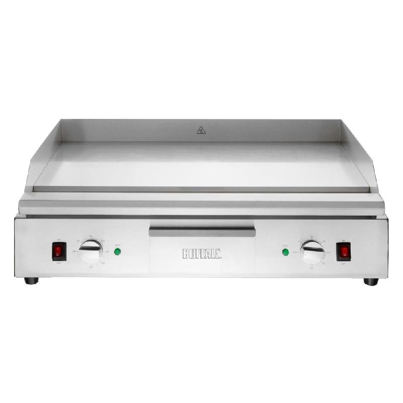 Plancha électrique en chrome double zone L 790 mm - Buffalo - JE876_2