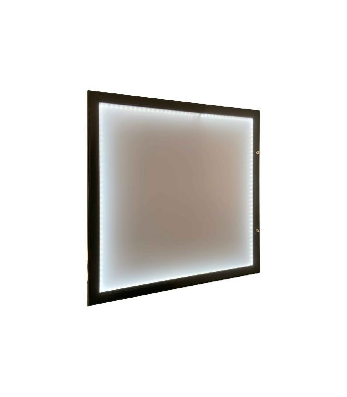 Porte menu mural métal pour 6 feuilles A4 avec option LED - Référence : LSTF75LED_2