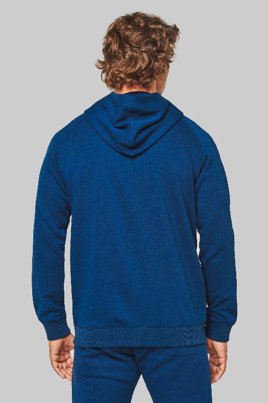 Sweat-shirt à capuche unisexe - Réf: PA382 - polyester/coton, coupe ajustée, poches fluorescentes, marque PROACT_2