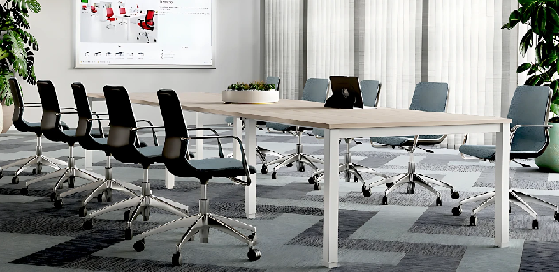 Table de réunion rectangulaire réglable en hauteur So Viator jusqu'à 16 personnes_2