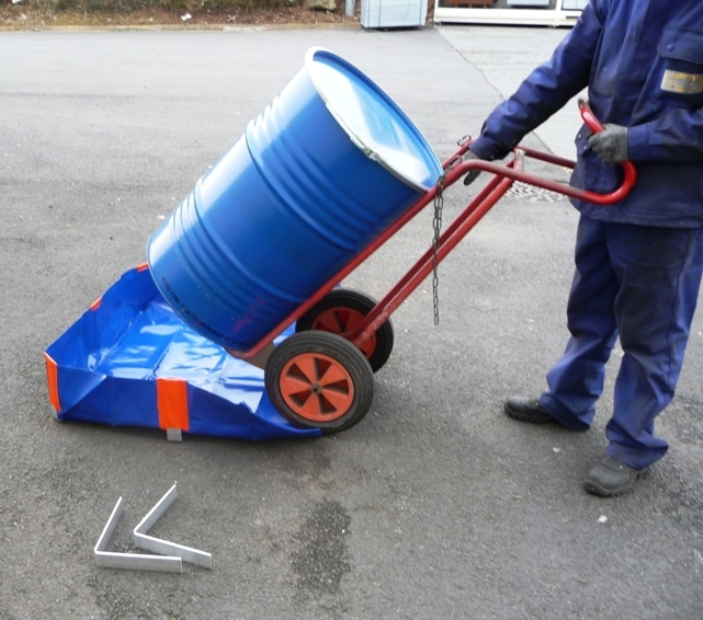 Bac de rétention pliable - rétention : 225 l - fb1 - delahaye industries_2