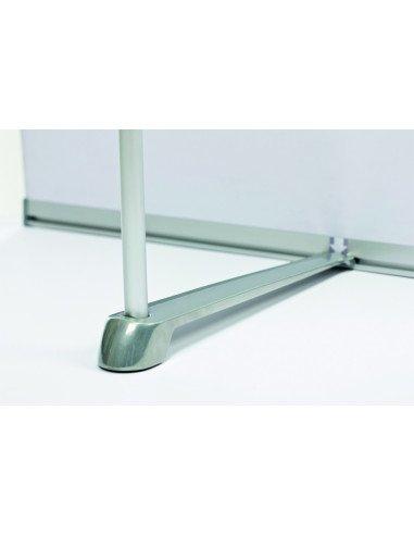 Bannière L - Structure Luxe 90x200 - Référence: PE-LBAN-LUXE avec base stable et rails clic-clac_2