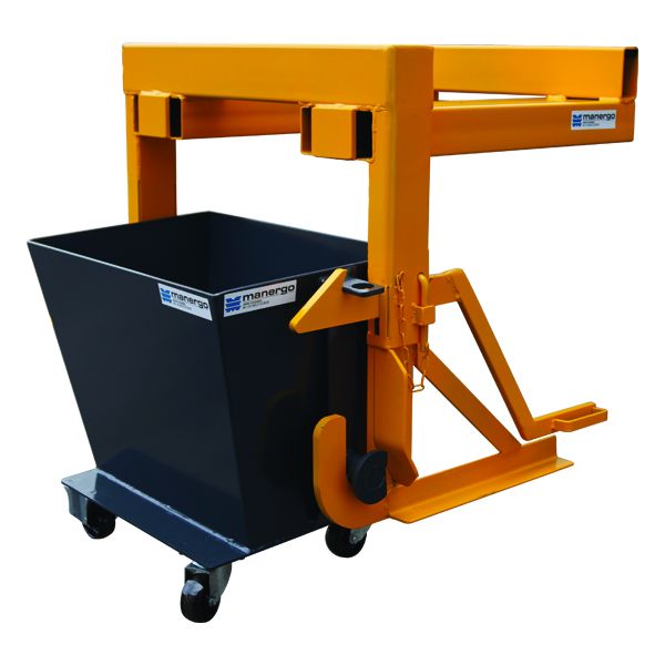 Benne basculante avec couvercle (bb) - 1200 litres_2