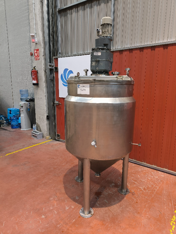 Cuve verticale en acier inoxydable 460 litres avec isolation thermique - référence : c13693_2