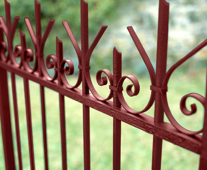 Peinture fer extérieur Climats Extrêmes® V33 - Rouge basque brillant 0.5 L - Résistante aux climats extrêmes et anticorrosion_2