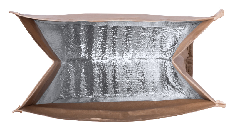 Sac isotherme - papier recyclé laminé - doublure aluminium - capacité 2,3L_2