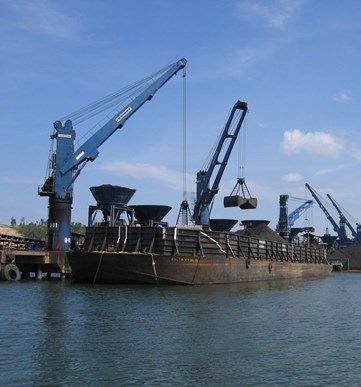 Grue portuaire fixe FCC 300 - Liebherr - force de levage max 30t - portée max 30m_2