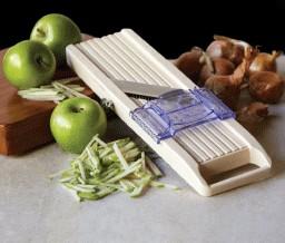 Mandoline japonaise 6,5 cm Benriner avec bac récupérateur et râpe_2