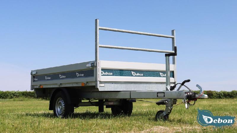 Benne DEBON PW0 LUX - 245 x 160 CM - 1300 Kg - 1 essieu freiné - pompe électrique - Reference 42950_2