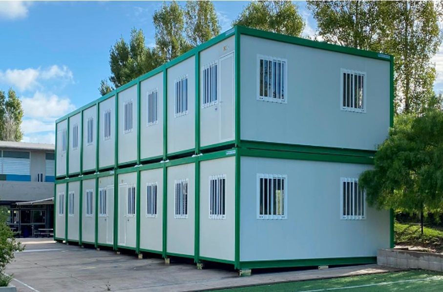 Conteneur de stockage superposable en acier galvanisé et panneaux sandwich -  Taille 10, 20 et 40 pieds_2