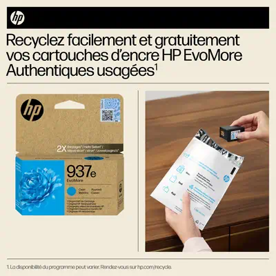 HP 937e Cartouche dencre authentique Cyan EvoMore_2