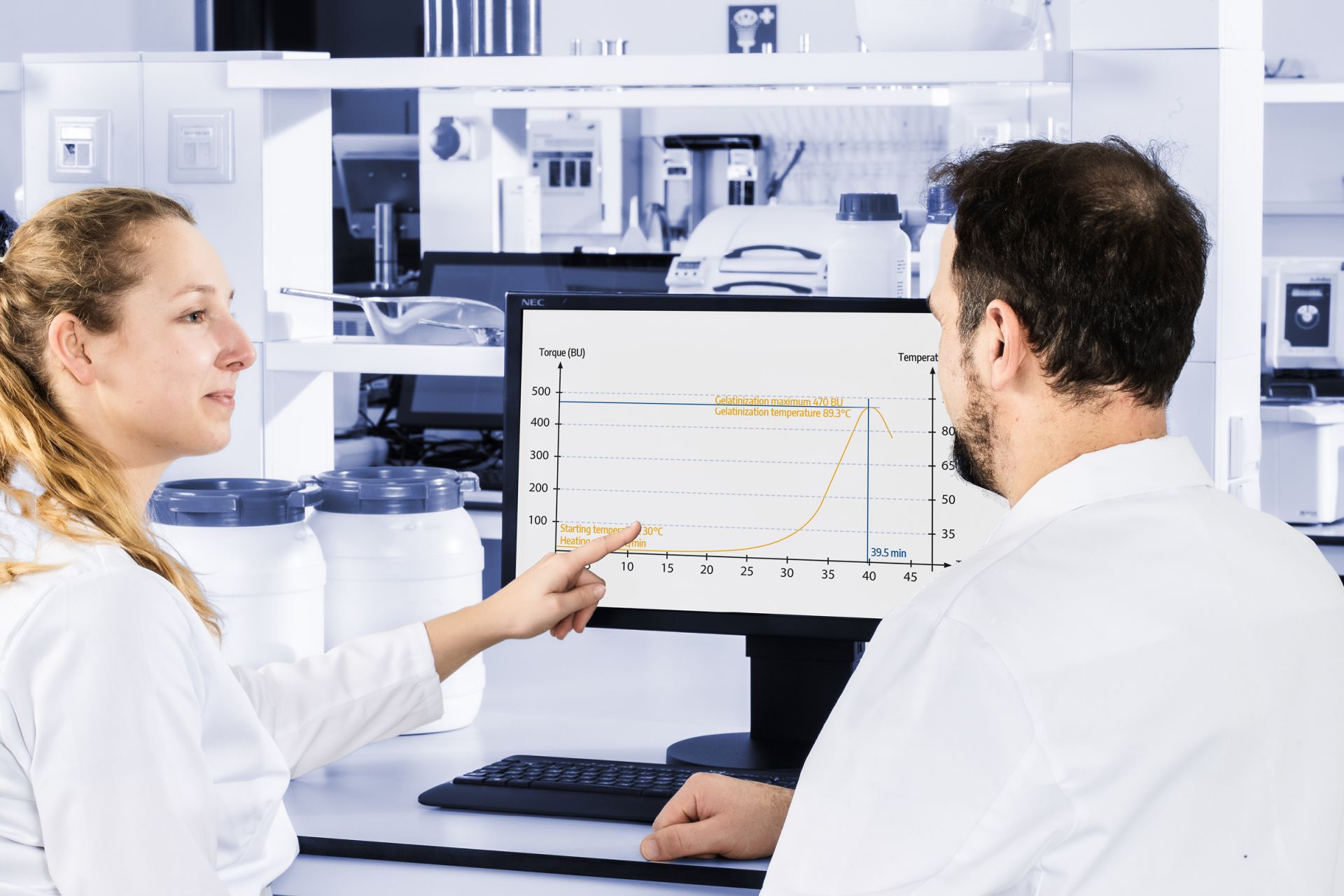 Viscosimètre standard pour la farine : Brabender Amylograph‑E_2