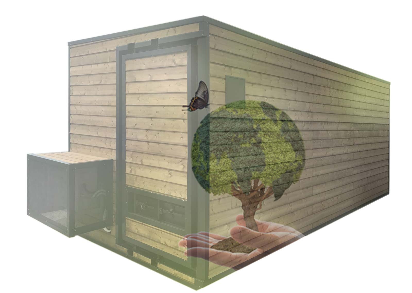 Container habitation écoresponsable,  modulable, résistant aux conditions climatiques_2