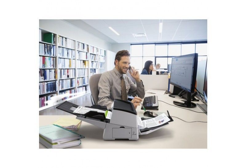 Scanner fi-7600 Fujitsu - A4 paysage, 100 ppm, alimentation 300 feuilles, numérisation hétérogène_2