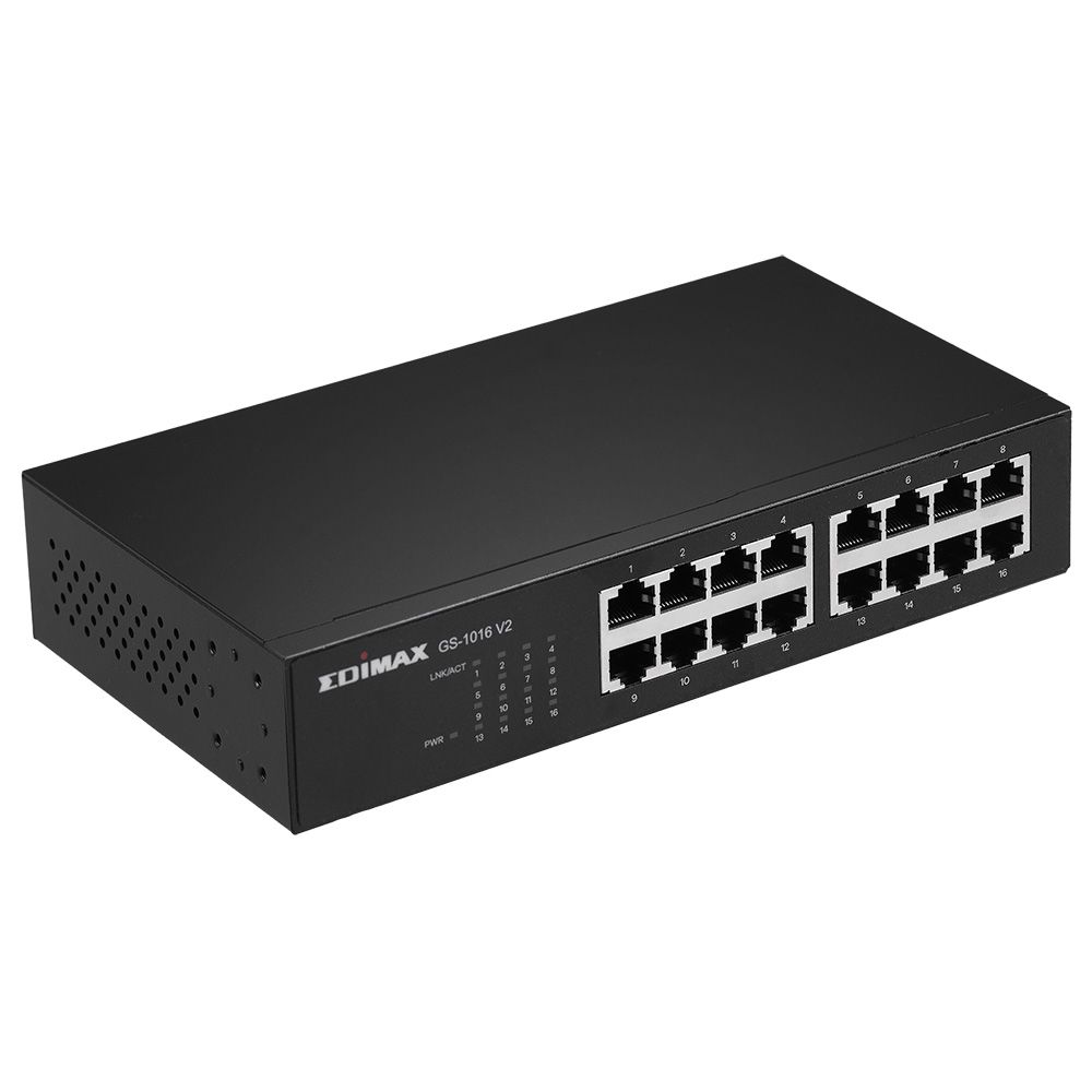 Commutateur - switch Emidax GS-1016 V2 - 16 ports Gigabit - QoS et économie d'énergie_2