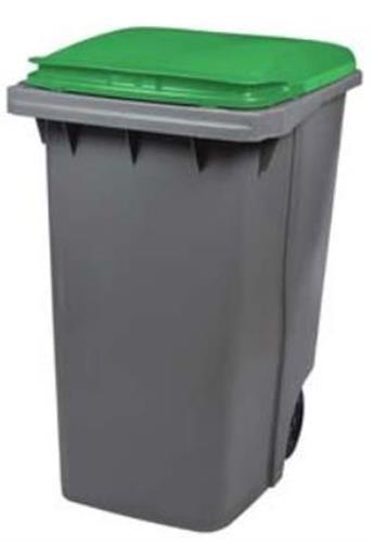 Conteneur Korok 2 Roues 340L - Polyéthylène haute densité, anti-UV, roues en caoutchouc massif_2