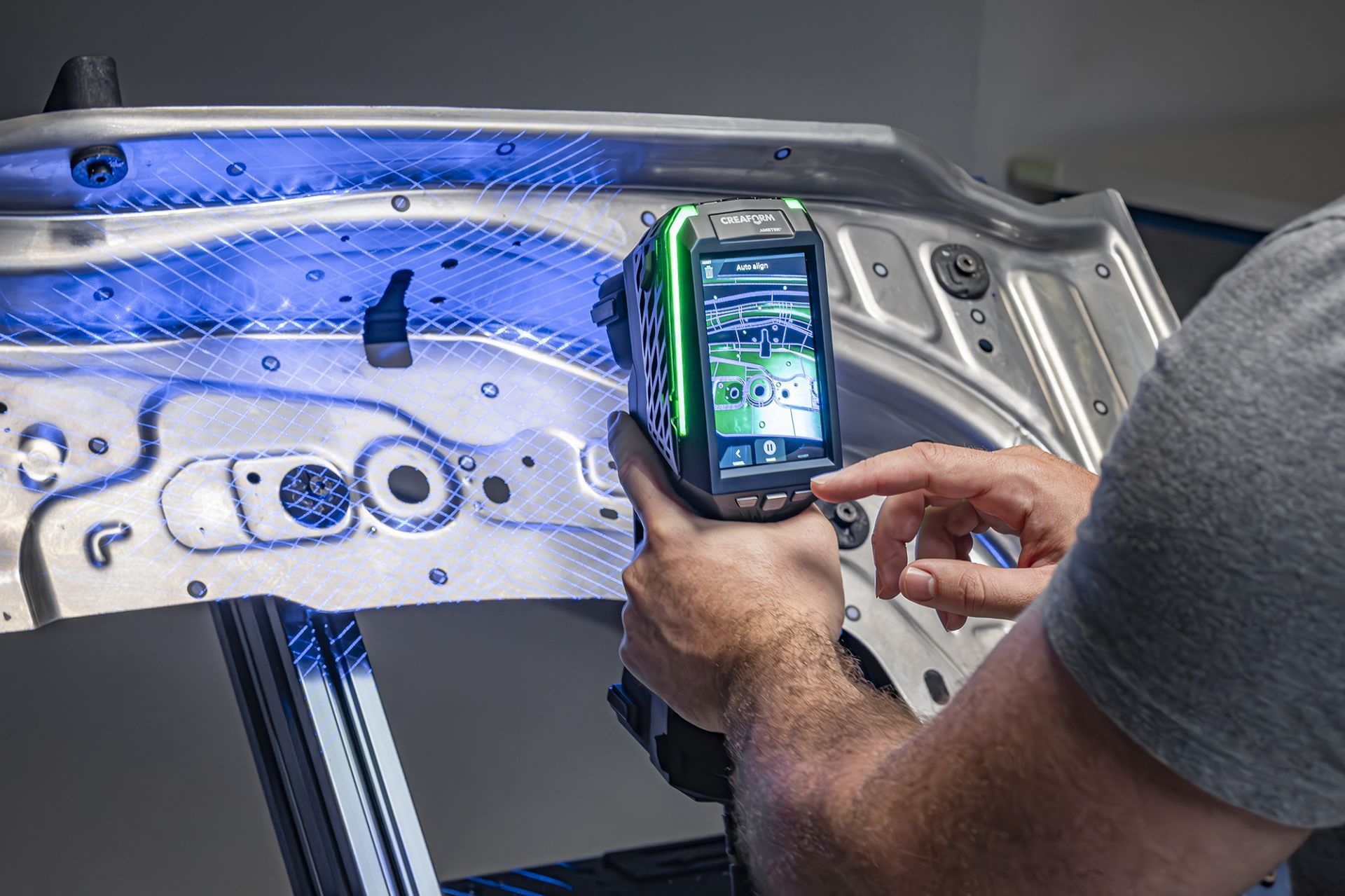 Scanner portable optimisé pour l'efficacité - HandySCAN 3D|Série EVO_2