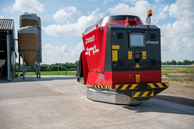 Triomatic WB - Distributeur d'aliment pour bovin - Trioliet - Robot à batterie sur roues, capacité 3 m³_2