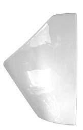 Urinoir mural sans eau en céramique - use 8000_2