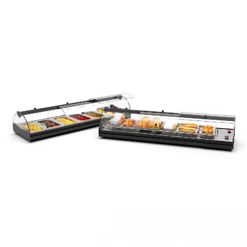 Vitrine chauffante SELF-SERVICE - Chaleur sèche - 1190 mm - SHS6L | Sayl Barcelona_2