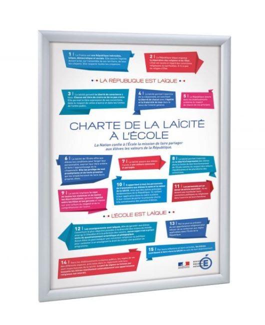 Cadre Eco Clic en Aluminium Anodisé Argent - Simple Face, Épaisseur 10mm, Feuille de Protection en Plastique 1mm_2