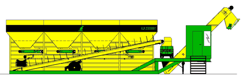 Centrale grave émulsion - Débit de 40 à 300T/h - Hyper Mobile avec Malaxeur à Inclinaison Variable_2