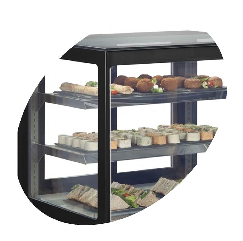 Comptoirs réfrigérés - gamme LPD-C - vitre double incurvée - façade anti-buée - froid ventilé_2