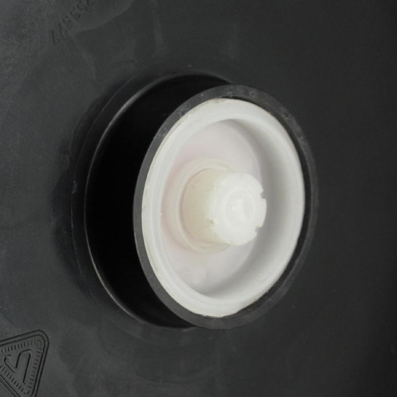 Couvercle Schütz Ø220 noir + bonde 2