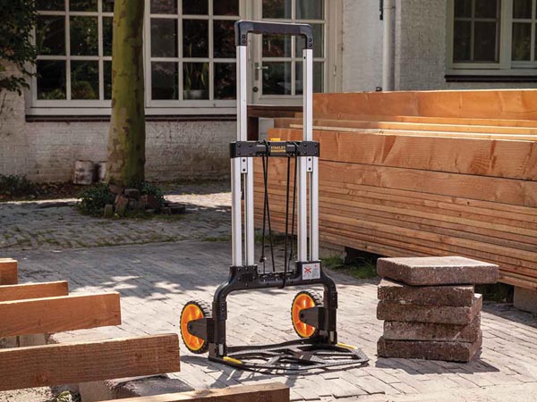 Diable de manutention en aluminium jusqu'à 125 kg - roues repliables - 3123/2VE_2