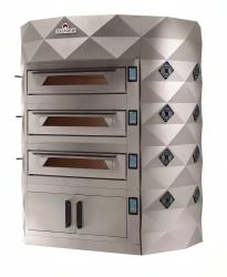 Four à pizza pâtisserie boulangerie modulaire électrique DIAMOND 27 - design Matteo Beraldi - finition aluminium, laiton, bronze ou plomb_2