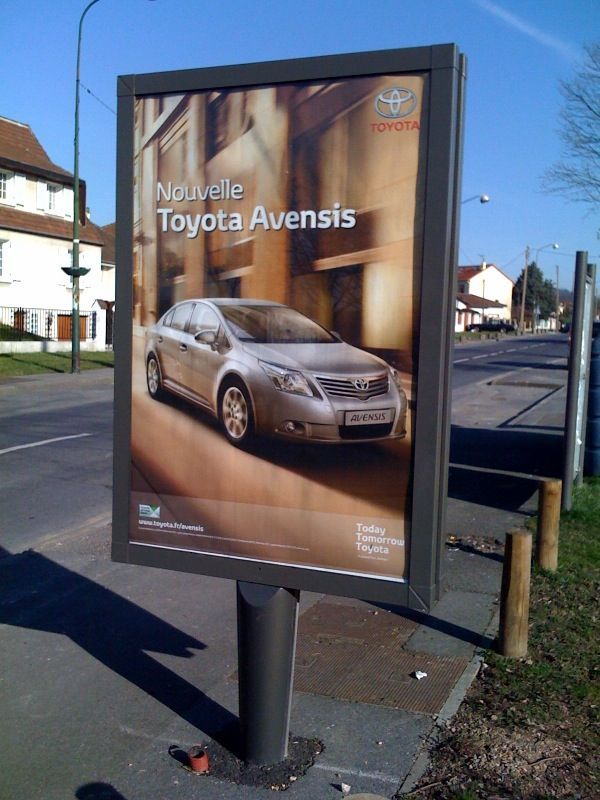 Planimètre extérieur étanche publicitaire simple ou double face  avec ou sans éclairage_2