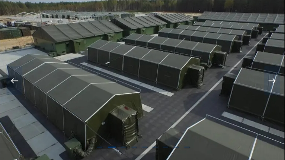 Tente d'hébergement stable et fiable pour opérations militaires - HTS TENTIQ GMBH - Systèmes modulables et configurations adaptées_2