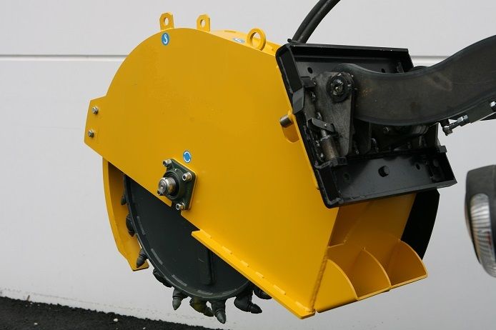 Trancheuse pour fibre optique pour minipelle_2