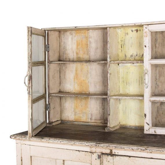 00119001000692-D - Meuble présentoir en bois blanc - Francisco Segarra - 139x62xH166cm_2