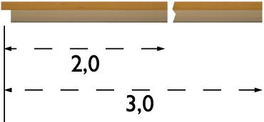 Bac à sable Toria réf-8002966 - Hags - Chêne/pin - 2m x 0,25m - Brun - Fondation à enterrer_2
