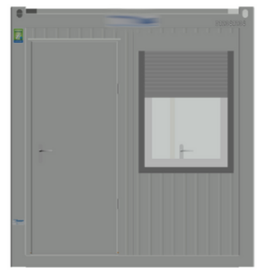 Bâtiment modulaire mixte bureau - sanitaire 15 m²_2