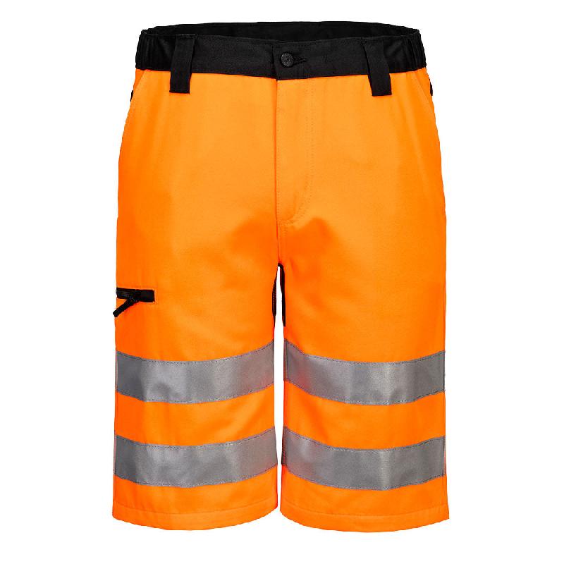 Bermuda WX2 eco-conçu stretch - Orange/Noir / 30_2