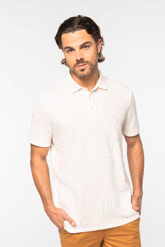 Polo écoresponsable maille gaufrée homme - NS205 - coton biologique et modal TENCEL_2