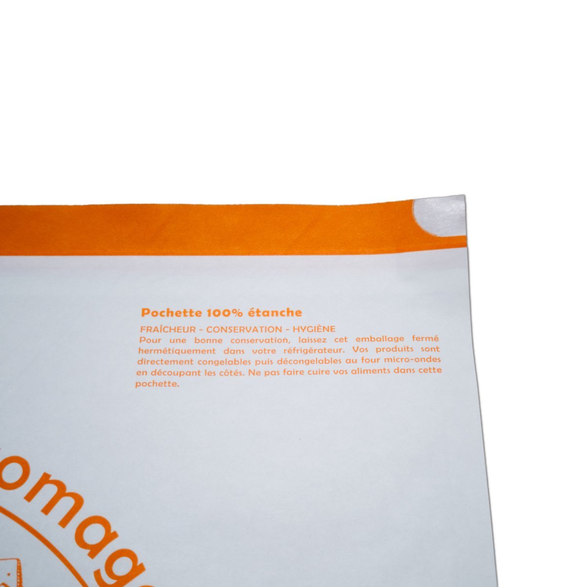 500 pochettes adhésives fromagerie 25×33 cm personnalisables – Papier 44g/m² – Fabrication Française_2