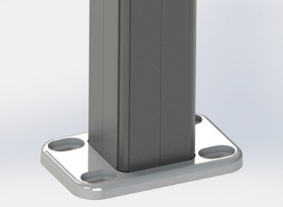 Abri camping-car design en aluminium - Toiture arrondie en polycarbonate - Dimensions 300x764x300 cm - Garantie 10 ans_2